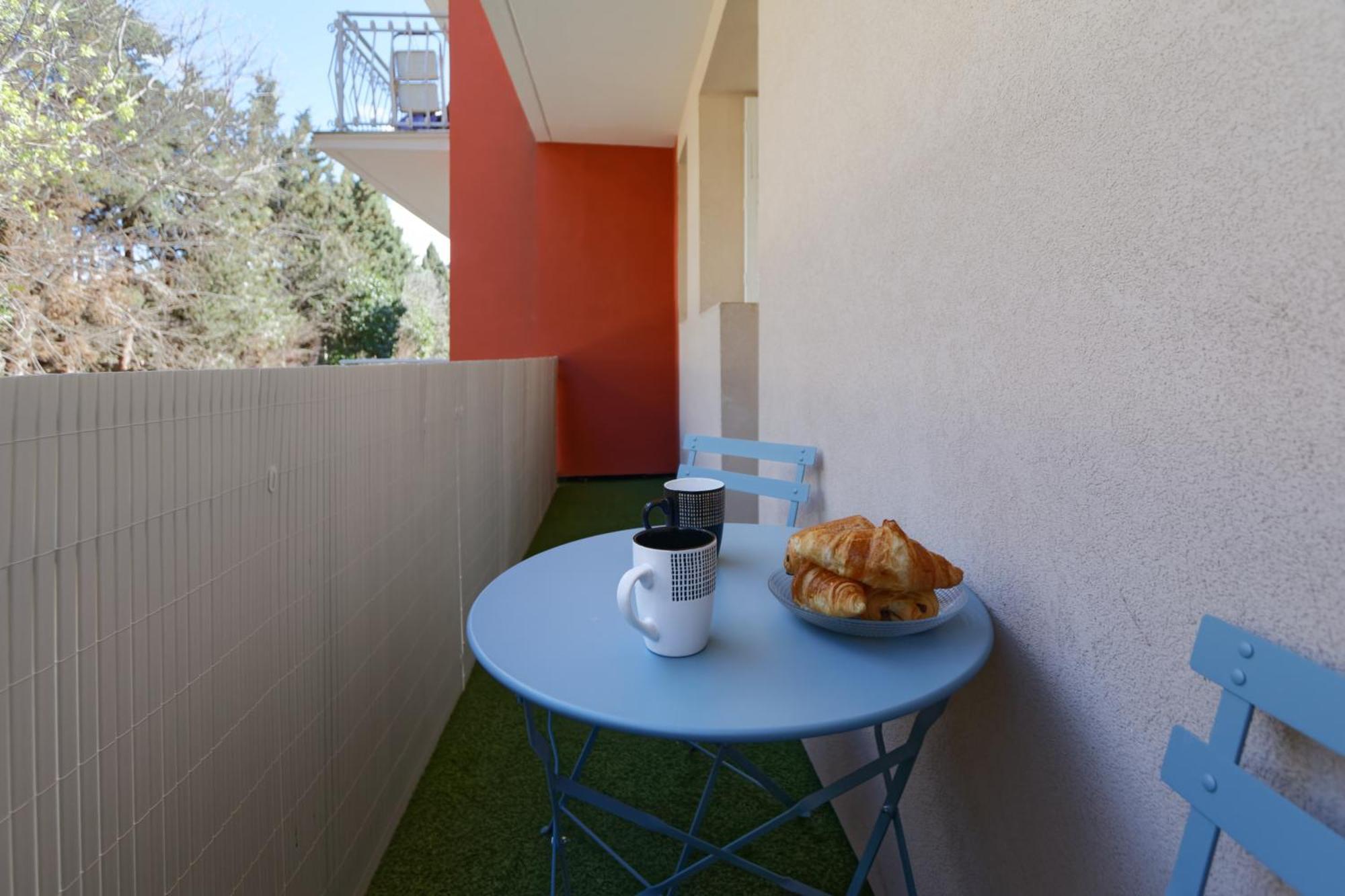 016- T2 Tropisme, 1 Chambre,clim,wifi,parking Apartamento