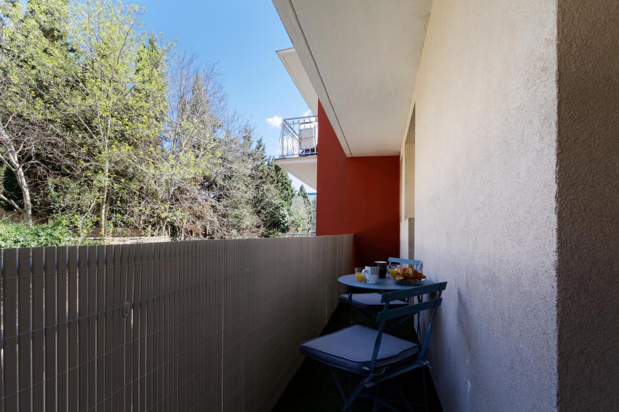 Apartamento 016- T2 Tropisme, 1 Chambre,clim,wifi,parking Montpellier